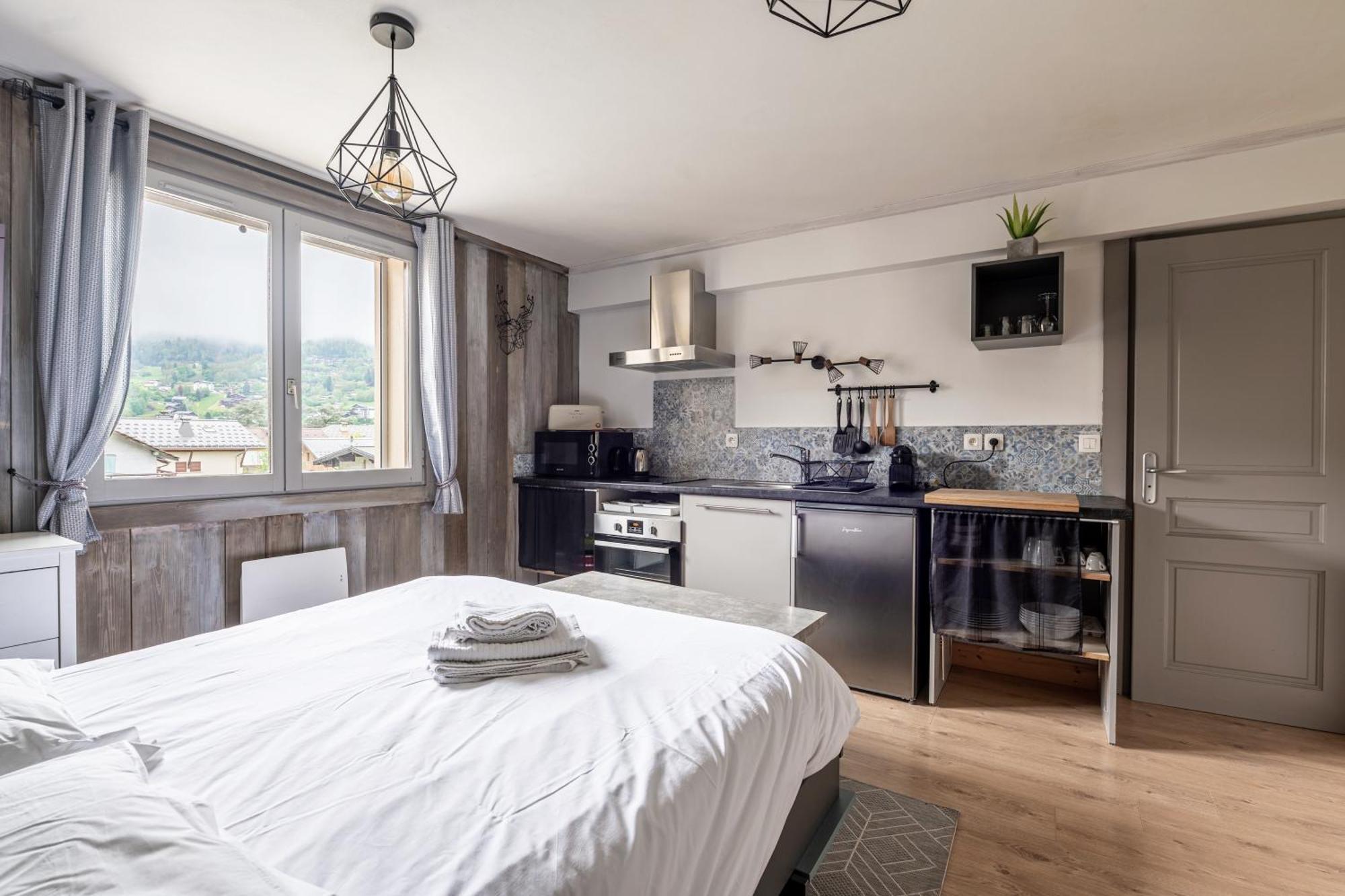 Appartements Vue Mont-Joly A 2 Pas Tramway Mont-Blanc - Studio 1 Piece Сен-Жерве-Ле-Бэн Экстерьер фото