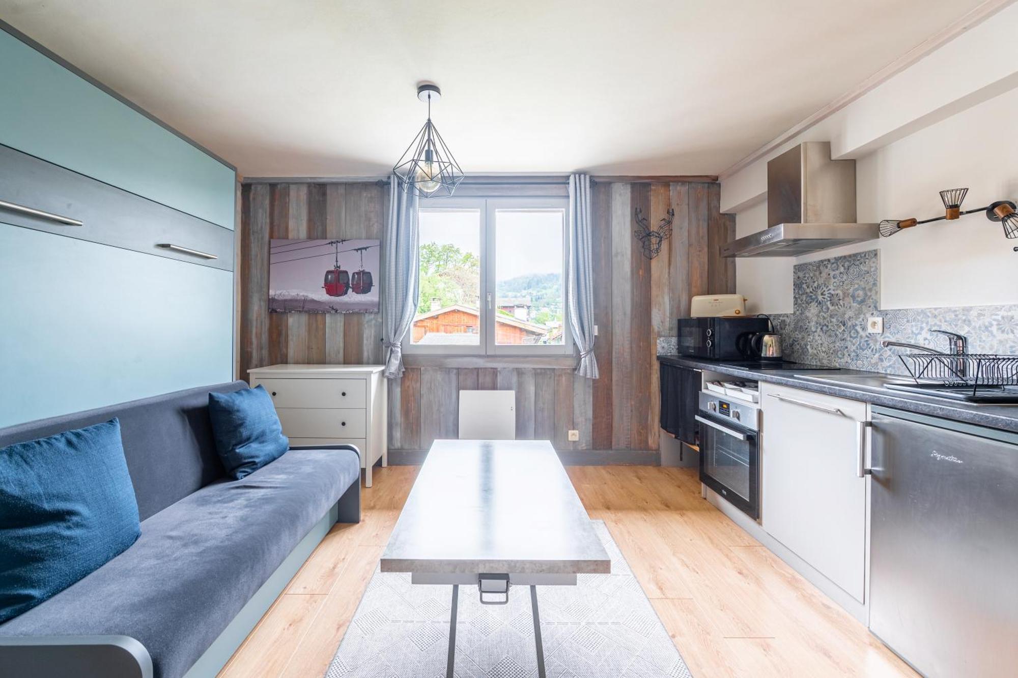 Appartements Vue Mont-Joly A 2 Pas Tramway Mont-Blanc - Studio 1 Piece Сен-Жерве-Ле-Бэн Экстерьер фото